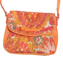 Vera Bradley Summer Sparkle Crossbody Bag in Pixie Blooms Pattern.