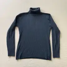 Real Clothing Rib Knit Turtleneck Sweater