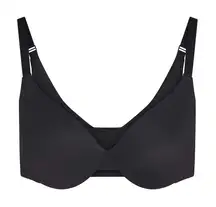 NWT SKIMS Smoothing Intimates Full Coverage Bra - Onyx Black - 38DD 38E