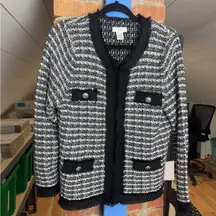 Laura Ashley Tweed Old Money Wool Jacket