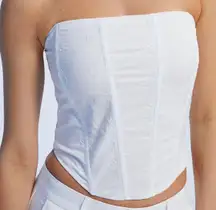 PacSun white corset top