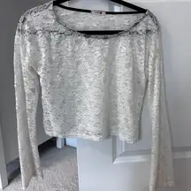 White Lace Long Sleeve