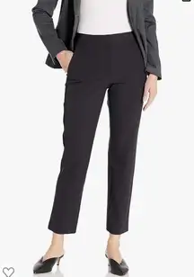 REBECCA TAYLOR Women's Cropped Suiting Pant with Tuxedo Stripe Trouser