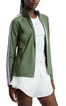 Ralph Lauren Arm-Stripe Full-Zip Jersey Jacket medium 
RLX