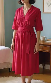 Alex Marie Dress Sz 4 Midi Holiday Christmas Festival Preppy Outfit Rockabilly