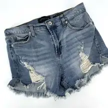 Kendall‎ & Kylie High-Rise The Icon Distressed Cut Off Size 9 Size 8