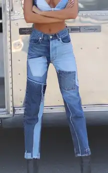 REVICE Matchmaker / Love At First Sight Patchwork Jeans