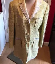 Sigrid Olsen collection long blazer sz 10P