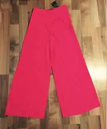 NWT Ark & Co Fuchsia Wide Leg Pants Size Large