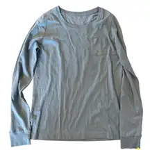 Ivory‎ Ella Womens Long Sleeve T-Shirt Top Small Elephant Graphic Blue