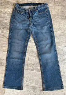 Wrangler Qbaby Denim Jeans 7 x 34 No Gap‎ Waistband 7x34 WRQ20FL Q Baby USA Flag