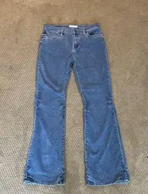 Vintage Tommy Jeans Blue Corduroy Y2k Flare Pants