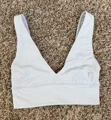 Lululemon baby light blue align v neck sports bra 4