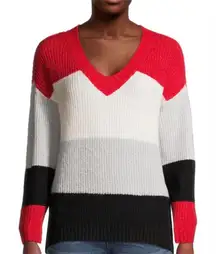 No‎ Boundaries Juniors' Colorblocked Sweater XXXL