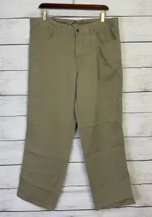 Tommy Bahama Women's Classic Khaki Corduroy Straight Pants Waist Size 36 Casual‎