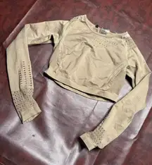 Gymshark Cropped Long Sleeve Top Workout