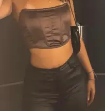 Strapless, Cropped Corset Top