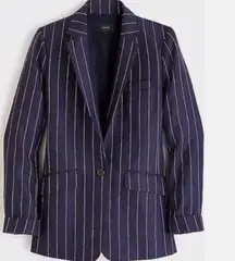 NWT j.crew boy blazer pinstripe linen