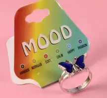 Adjustable Changing Color Butterfly Mood Ring