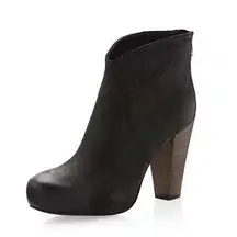 Steven by Steve Madden Regainn Black Ankle Booties • Sz 7.5