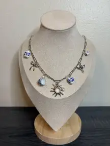 Handmade Silver Charm Necklace