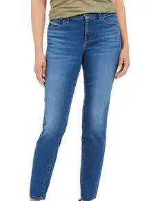 Style & Co Curvy Skinny Mid Rise Jeans in Color Deception Size 8 petite  NWT