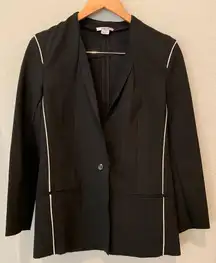 HELMUT LANG Origami Crepe Blazer Black (4)