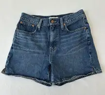 Madewell Relaxed Mid-Length Denim Shorts - Kimbrough Wash Size 25