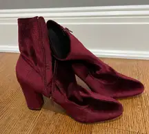 Velvet Booties