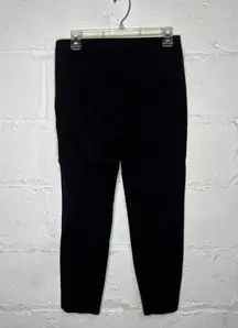 J. Crew Women's Dark Brown Martie Cropped Pants in Bi-stretch Cotton Size 4