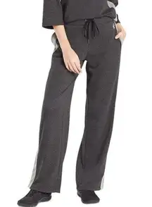 Josie Natori Women's Chi French Yoga Gym Sweatpants Black Terry Pants Small