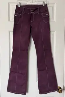 J. Galt Y2K Style Contrast Stitch Bootcut Pants - Size S