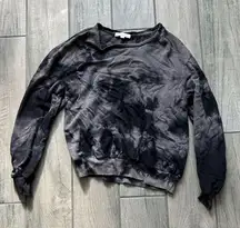 Elegant Black and Gray Women's Sweater