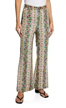 ALICE + OLIVIA JEANS Benedict High-Waist Exaggerated Flare Jeans