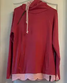 Cozy Women's Two-Tone Double Hoodie
