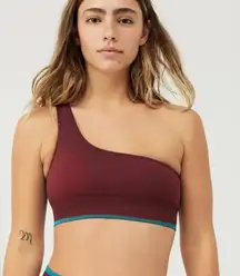 Outdoor Voices Seamless Rib One Shoulder Bra Size M