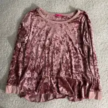 Betsey Johnson  velvet top M