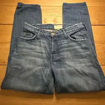Current Elliott straight leg ankle jeans 27 button fly