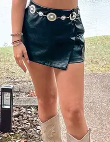 Leather Skort