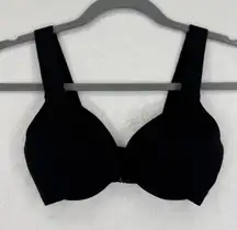 SPANX‎ Bra-llelujah! Black Front Closure Bra Size 32C Comfort Wireless