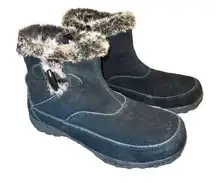 Khombu black suede winter boots! Pre loved