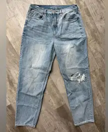 American Eagle Distressed High Rise 90's Boyfriend Women's size 12x-longJeans