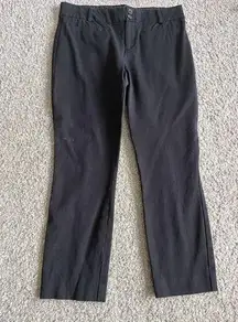 The Essential Slim by Anthropologie Black  Pants Size 8 Workwear Business Casual