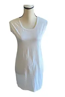 EXPRESS , white lightweight dress or swimsuit cover up