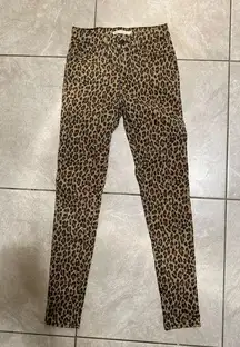 Levi's 720 High Rise Super Skinny Leopard Print Women’s Levi Jeans Size 25