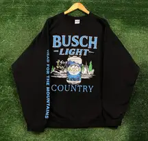 Busch Light Country Crewneck Sweater Size XXL