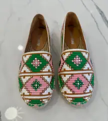 Miu Miu Crystal Embellished Espadrilles