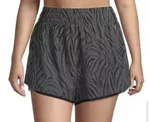 Xersion Womens Quick Dry Plus Running Short XXL Black Zebra