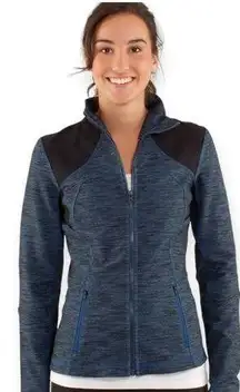 Lululemon | Size 4 | Blue / Black Slub Denim Reversible Limitless Forme Jacket