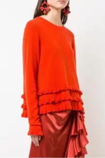 Cinq à Sept Adiella Cashmere Sweater Red Size XS